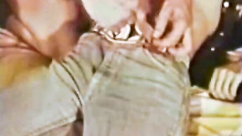 Retro hardcore porn thumbnail: woman in cowgirl ride with huge white cock
