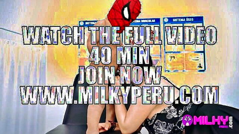 Hot Maryam in Spider-Man cosplay sucks midget hero's cock in Peruvian adult video