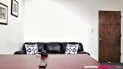 Jill tight-bodied teen audition setup for wild DP backroom frenzy