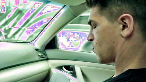 India Summer's stepson in car after prison, thoughtful gaze, teasing big tits treat