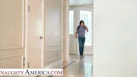 Sybil Stallone walking in jeans, teasing bubble butt for BBC action