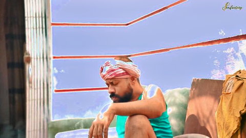Indian BBW cougar seduces bearded palace man in turban with massive tits and ass
