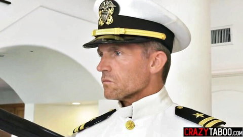 Navy stepdad in uniform punishes Maya Bijou in hardcore taboo sex