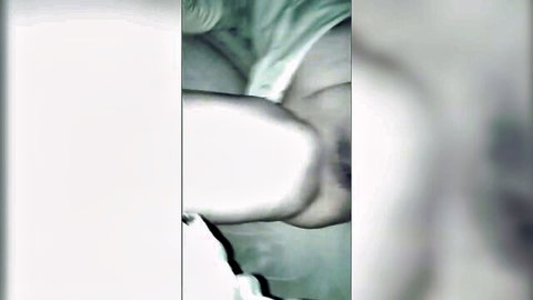 Blurry closeup of South Asian woman's exposed pussy with white panties pulled aside