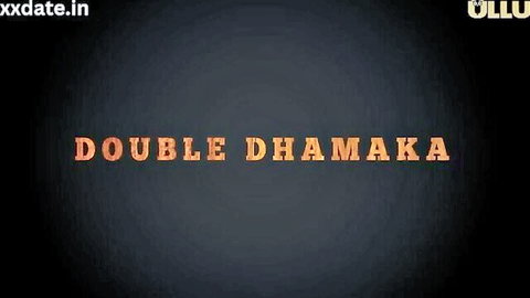 Double Dhamaka Ullu series title screen on dark background with date.in watermark