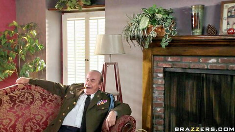 Lexi Belle anal pounding with military man in uniform