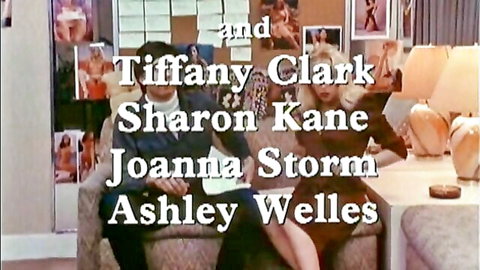 Vintage lesbian orgy with Tiffany Clark, Sharon Kane, Joanna Storm, Ashley Welles