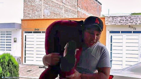 Colombian neighbor carries hot Latino guy for accidental anal creampie