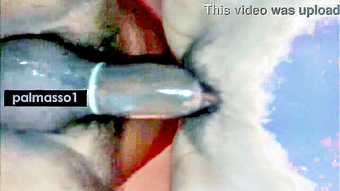 Mature friend's mom in raw anal fuck close-up