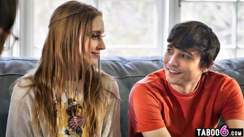 Laney Grey and Ricky Spanish in taboo threesome counseling scene