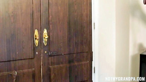 Lexi Lore's teasing door scene in hardcore pounding adult video