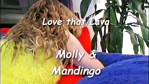 Molly Rome in vintage interracial scene with Mandingo and pals