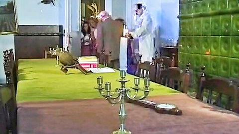 Sinja Desiree, Betty Sizzling, and Grandma Norma in kinky vintage threesome scene