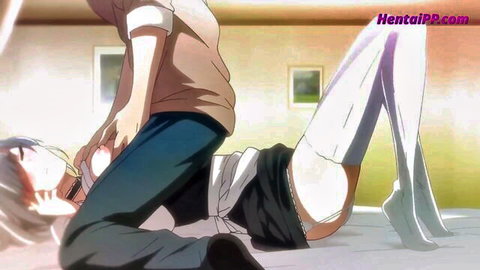 Curvy anime babe in stockings gets pounded hard in hentai scene