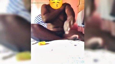 Hot African teen with massive ass in steamy Ugandan solo tease