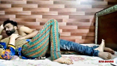 Riya Bhabhi in steamy Desi Indian couple embrace, passionate intimacy