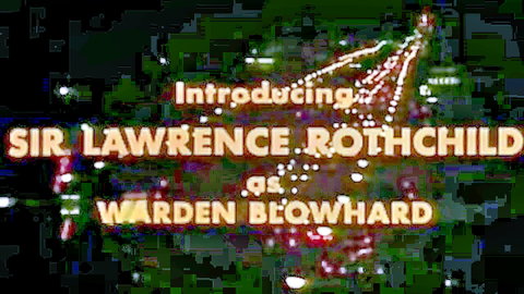 Vintage porn parody: Sir Lawrence Rothschild as Warden Blowhard in hairy teen BJ scene