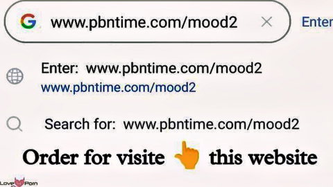 Screenshot of Google search interface promoting suspicious pbntime.com/mood2 website visit