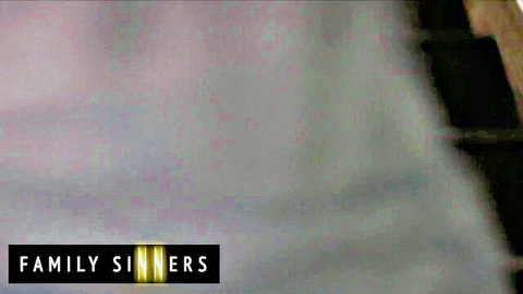 Blurry Family Sinners watermarked adult video preview with obscured taboo content