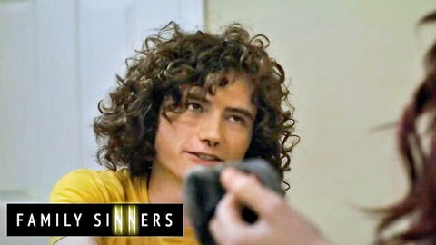 Jessica Ryan catches stepson Jodie Johnson in Family Sinners taboo scene