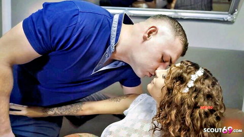 Mara Martinez in passionate kiss during POV dirty talk buildup