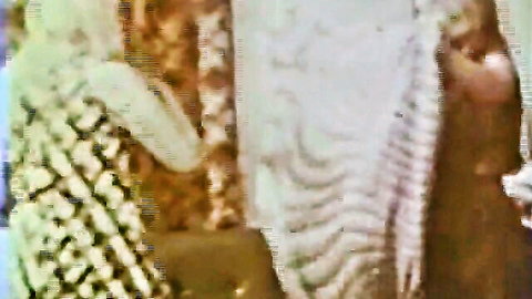 Retro chubby babes in cum-hungry group sex and close-up pussy eating