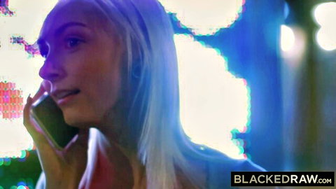 Chloe Temple blonde babe on phone in steamy Blacked Raw interracial scene
