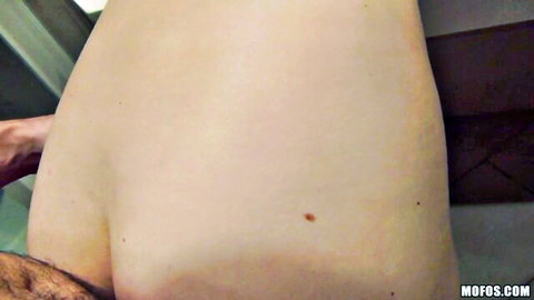 Veronica Vice naked bent over in steamy shower, man's hand on her big ass
