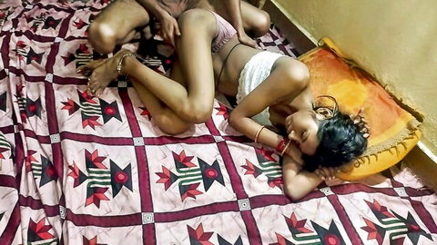 Indian step-sister exposed in desi threesome, pussy ready for hard drilling
