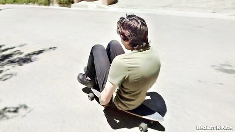 Slimthick Vic bubble butt action in Reality Kings, guy skateboarding teaser