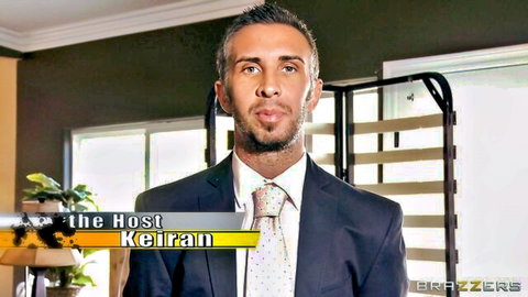 Brazzers host Keltran suits up for Lezley Zen's ballet MILF big cock action