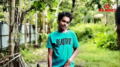 Handsome young Indian man in teal Beautiful t-shirt, smiling outdoors, from Madhuhosh's steamy Hindi web series EP2