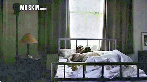 Blonde celebrity with big tits in erotic bed scene compilation