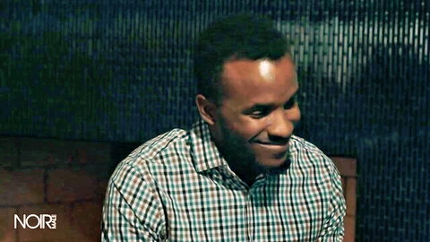 Trent King smiling in checkered shirt, teasing BBC threesome action