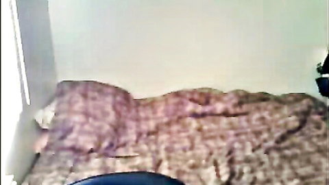 South Asian babe's bare juicy ass exposed under rumpled bed sheets