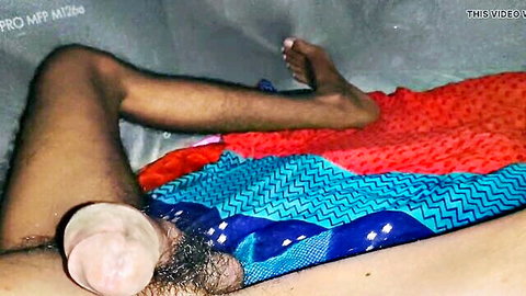 Desi man with thick erect cock ready to shoot white cum solo