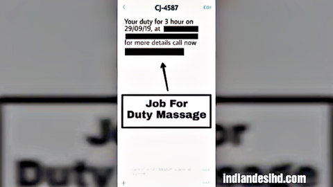 Screenshot of erotic duty massage job ad on inlandesahd.com with call details