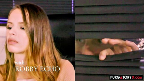 Jillian Janson seductive in naughty confession, spied on through blinds