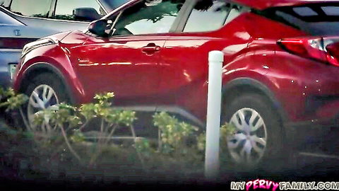 Carmela Clutch in steamy stepmom car seduction scene