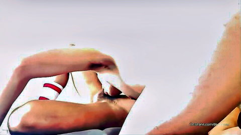 Muscular guy giving blowjob and handjob to bisexual stranger in OnlyFans episode