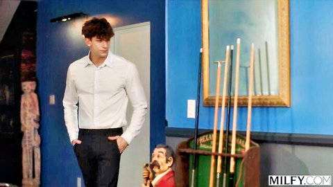 Venus Colleges seduced by handsome younger man in milf scene