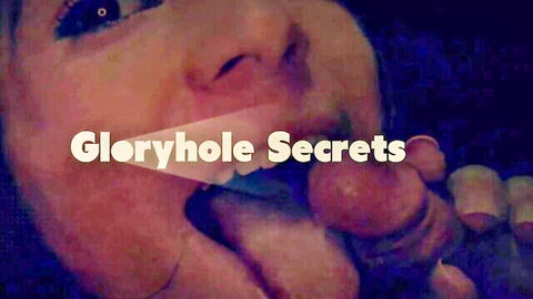 Haley Spades gloryhole blowjob with penis in mouth and hot cumshot