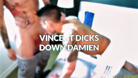 Damien Cruz in hot interracial anal with muscular Asian stud