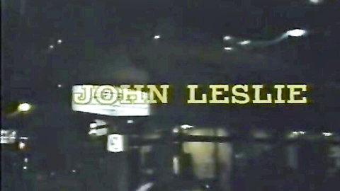 Retro porn title card featuring John Leslie in vintage adult film scene