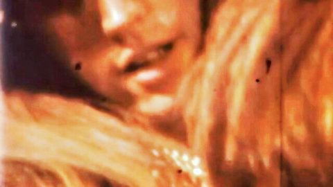 Vintage blonde with natural perky tits in seductive hardcore tease