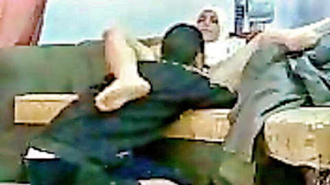 Arab man devours wife's wet pussy before pounding from behind
