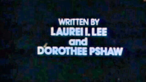 Vintage adult film credits by Lauren L. Lee and Dorothy Pshaw, muscle-bound guy anal action