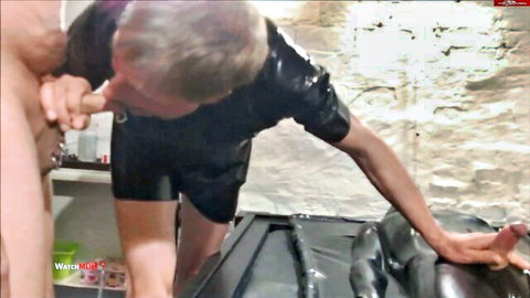 LadyVampira in latex domination vacuum bed kink, part 1