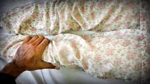 Indian babe Hancock's floral dress pulled aside for tight pussy stretch by son-in-law
