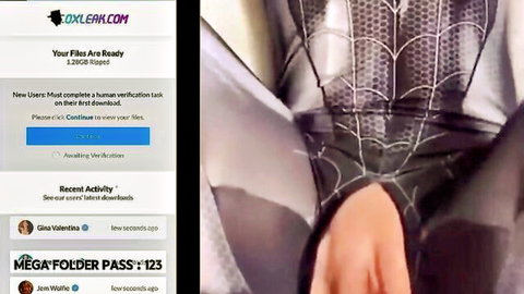 Gina Valentina mega folder pass leak download verification page on toxleak